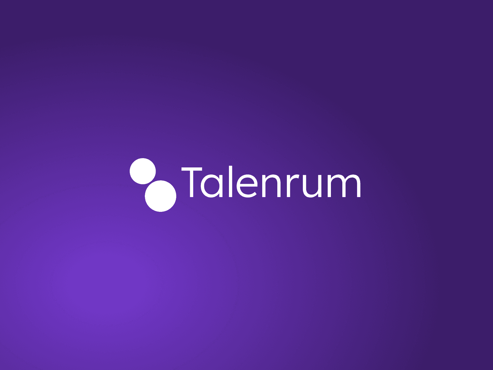 Talenrum logo design portfolio example